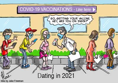 Covid Dating 2021 meet in queue