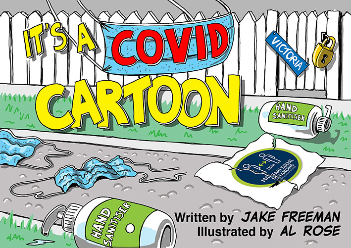 Covid cartoon book
