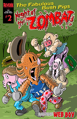 Cover comic 2 Fab Bush Pigs