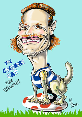 Tom Stewart caricature print