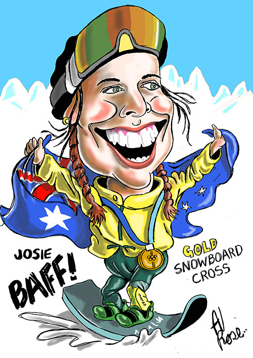 gold medal Snowboard Cross Winter Olympics Josie Baff